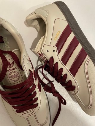 Adidas Samba OG Beige/Rojo