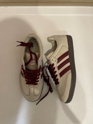 Adidas Samba OG Beige/Rojo