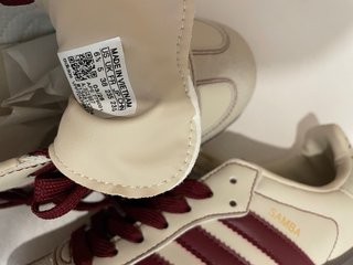 Adidas Samba OG Beige/Rojo