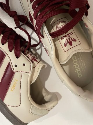 Adidas Samba OG Beige/Rojo