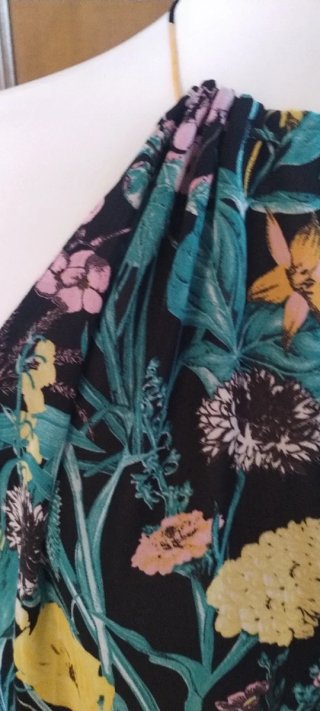 Vestito lungo floreale donna
