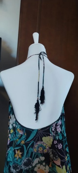 Vestito lungo floreale donna