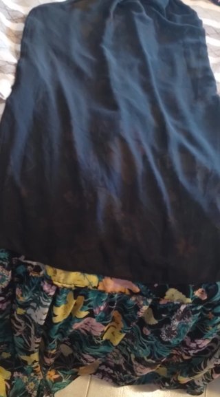 Vestito lungo floreale donna