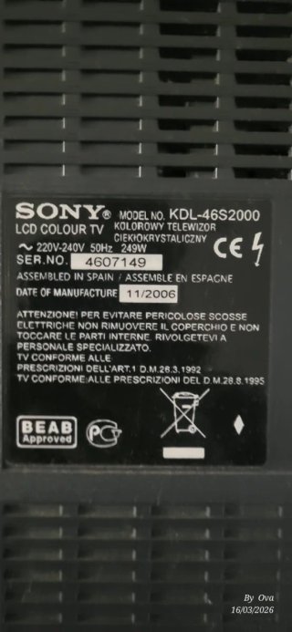 TV Sony Bravia 46 pulgadas