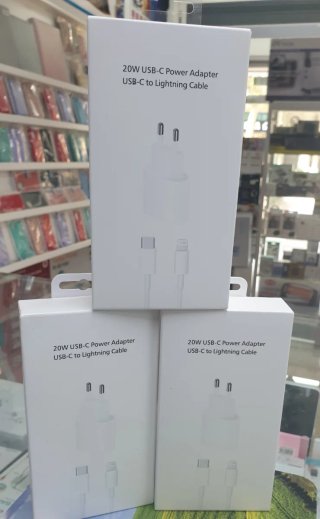 Cargador Apple 20W USB-C a Lightning