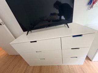 Cómoda NORDLI 6 cajones IKEA COMO NUEVA!