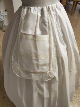 Enagua Fallera Blanca