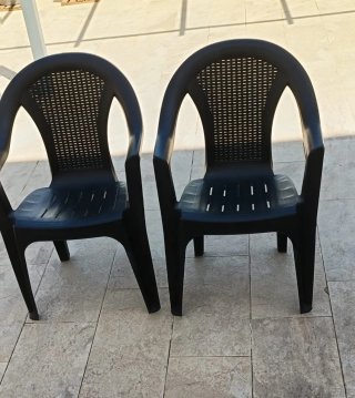 Mesa y 4 Silla Jardín/terraza/patio de Plástico
