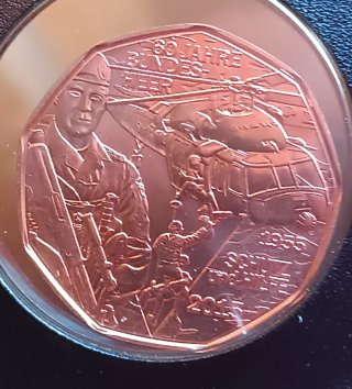 6 Monedas 5€ Austria Cobre