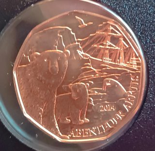 6 Monedas 5€ Austria Cobre
