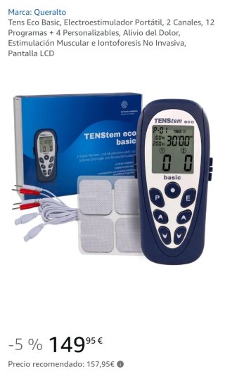 Electroestimulador Portátil TENS Eco Basic