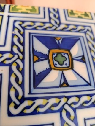 Azulejo antiguo decorado 10€unidad
