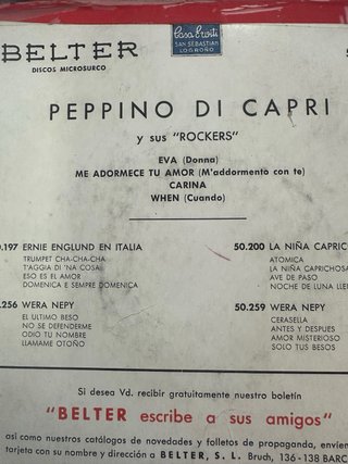 Vinilo Peppino de Capri Rockers