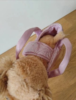 Peluche Perro con Bolso