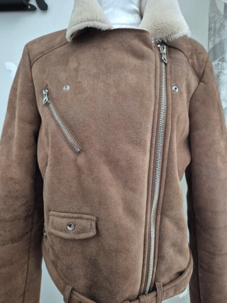 Giacca biker/aviator Pimkie beige/marrone