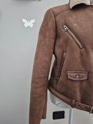 Giacca biker/aviator Pimkie beige/marrone