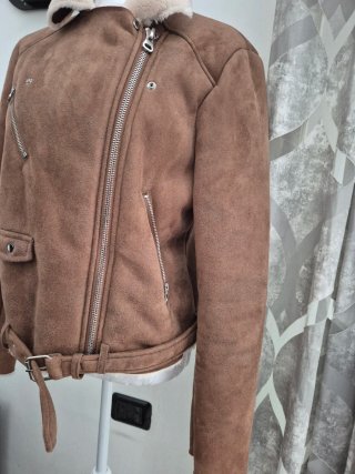 Giacca biker/aviator Pimkie beige/marrone