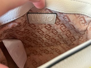 Bolso Liu Jo Beige Corazones Dorados