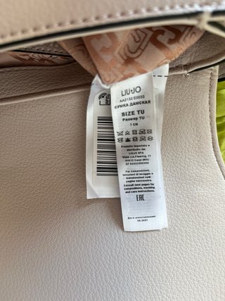 Bolso Liu Jo Beige Corazones Dorados