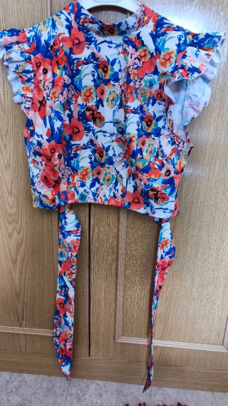 Camisetas corta lunares flamenca