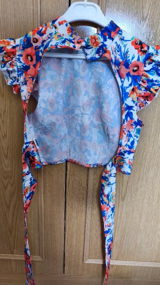 Camisetas corta lunares flamenca