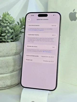 iPhone 15 Pro Max 256GB Plata