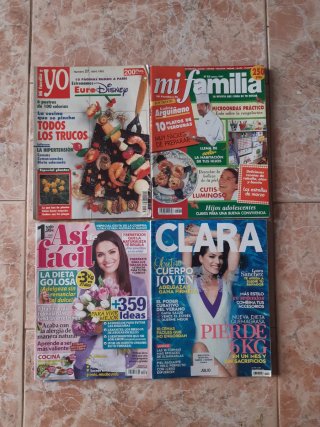 Revistas salud,bienestar y moda