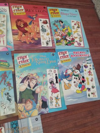 Álbumes Stick Stack Panini Años 90