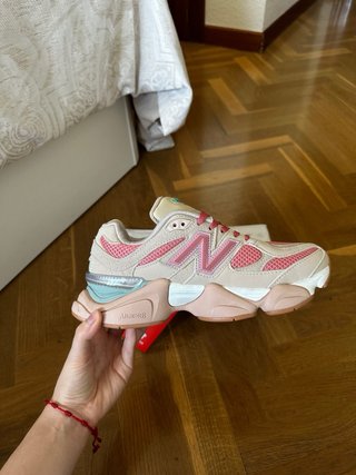 New Balance 9060 rosas y beige mujer