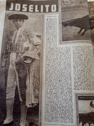 Revista antigua de toreo El Ruedo