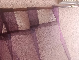 2 Cortinas . Visillos. NATURALSELECTION 140x260cm
