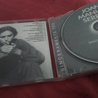 Lote 6 CDs: Serrat, Iglesias, Bosé, Belén. MINT+