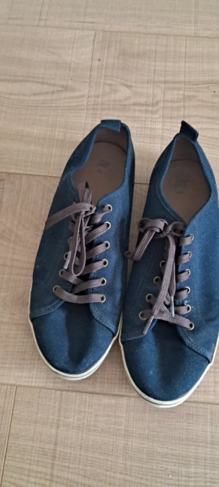Lote 2 pares zapatillas deportivas azul T41