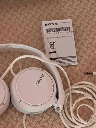 Cuffie Sony MDR-ZX110 Bianche Pieghevoli con filo