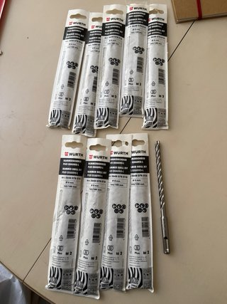 Broca percusión Wurth Quadro-L M8x165