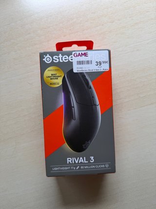 Ratón SteelSeries Rival 3 Gen 2 Usado una sola vez