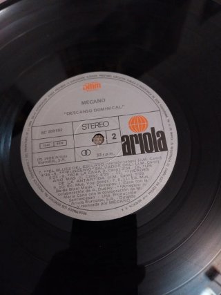 Disco Vinilo Mecano - Descanso Dominical