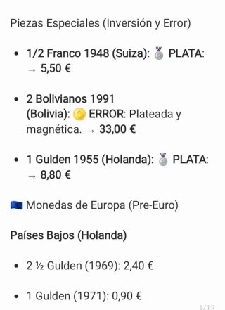 Lote 56 Monedas Mundo Plata + Error Raro