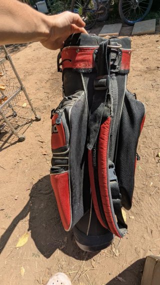 Bolsa de Golf Ogio Negra y Roja