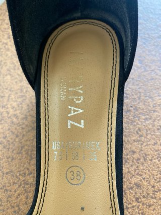Zapato Mari Paz ante negro talla 38