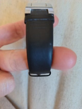 Reloj Tissot Pulsera Negro y Plateado