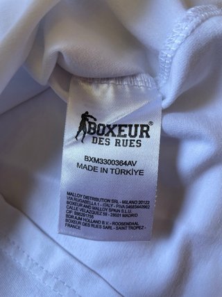 Canotta Boxeur des Rues Bianca Oro