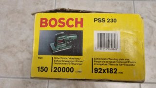 Levigatrice Orbitale Bosch PSS 230