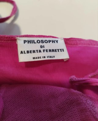 Top Philosophy by Alberta Ferretti in seta