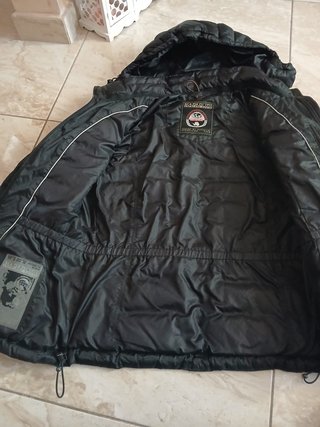 Piumino Napapijri donna nero con cappuccio