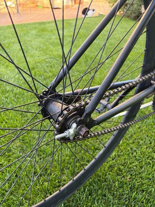 Bici scatto fisso nera