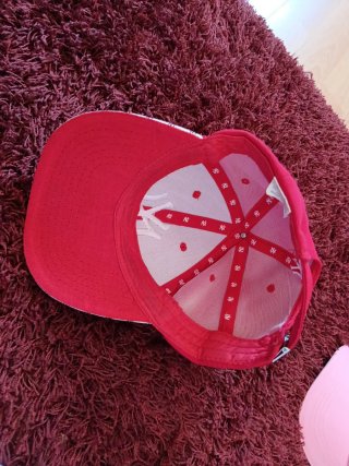 Lote 2 Gorras Rosa y Roja NY