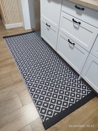 Alfombra de plástico lavable geométrica 2 metros l