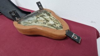 Asiento de moto y guardabarros