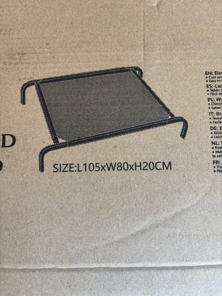 Cama para perro negra marca nobleza